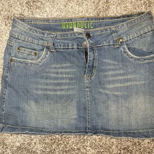 HYDRAULIC Jean Skirt